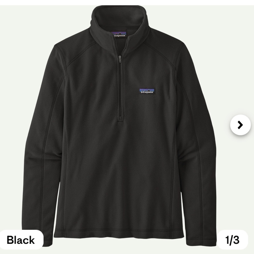 Patagonia Women's Micro D 1/4 Zip Fleece Pullover